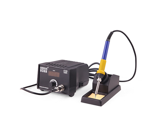 soldering station with hot air gun