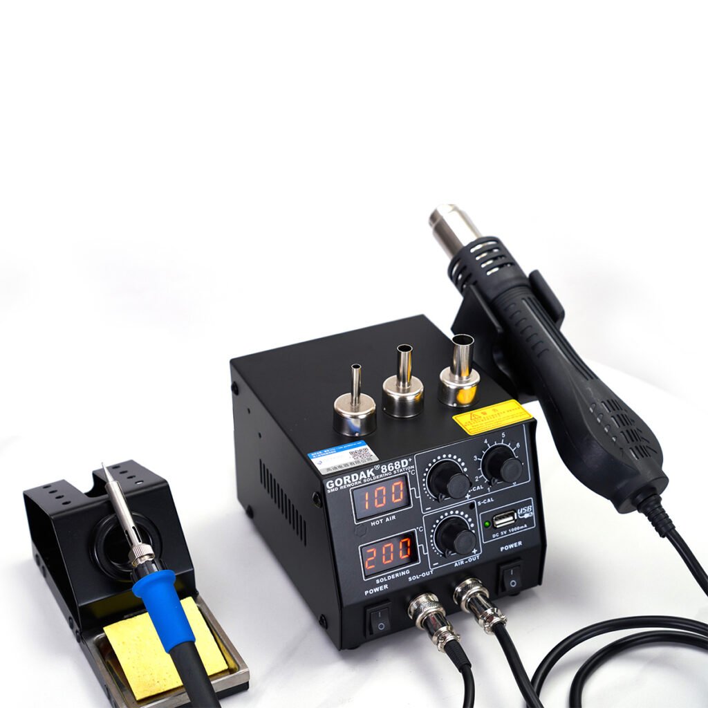 GORDAK 868D+ Dual Function Soldering and Rework Station