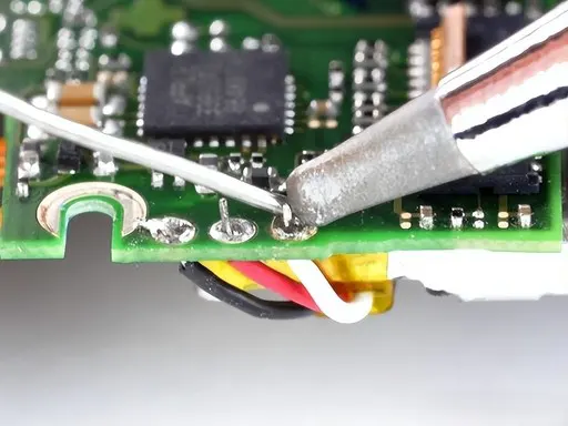 desoldering battery pack from pcb